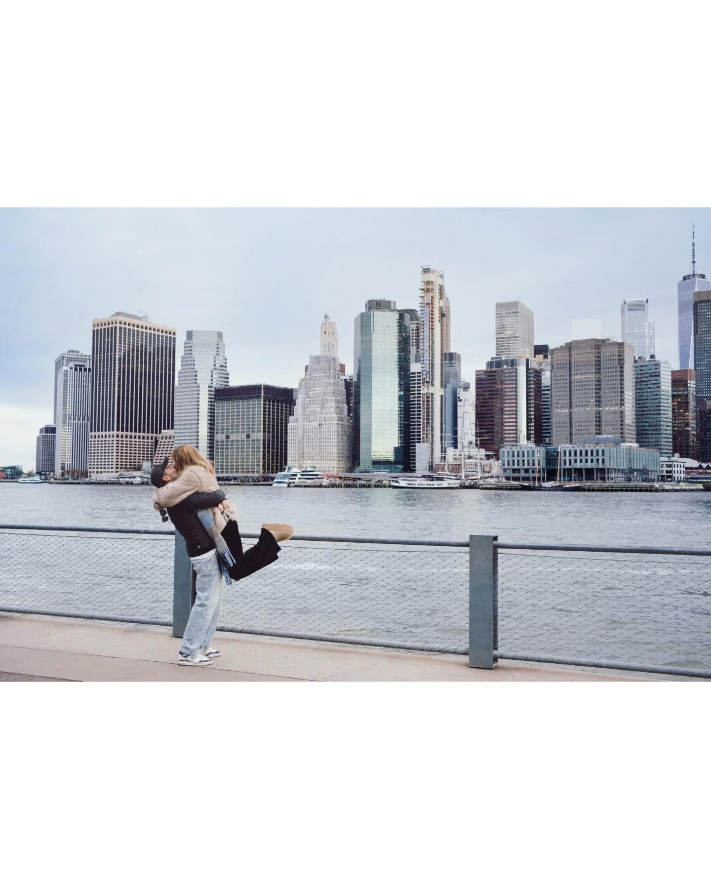 Secret Proposal in DUMBO - An Italian Love Story in New York City